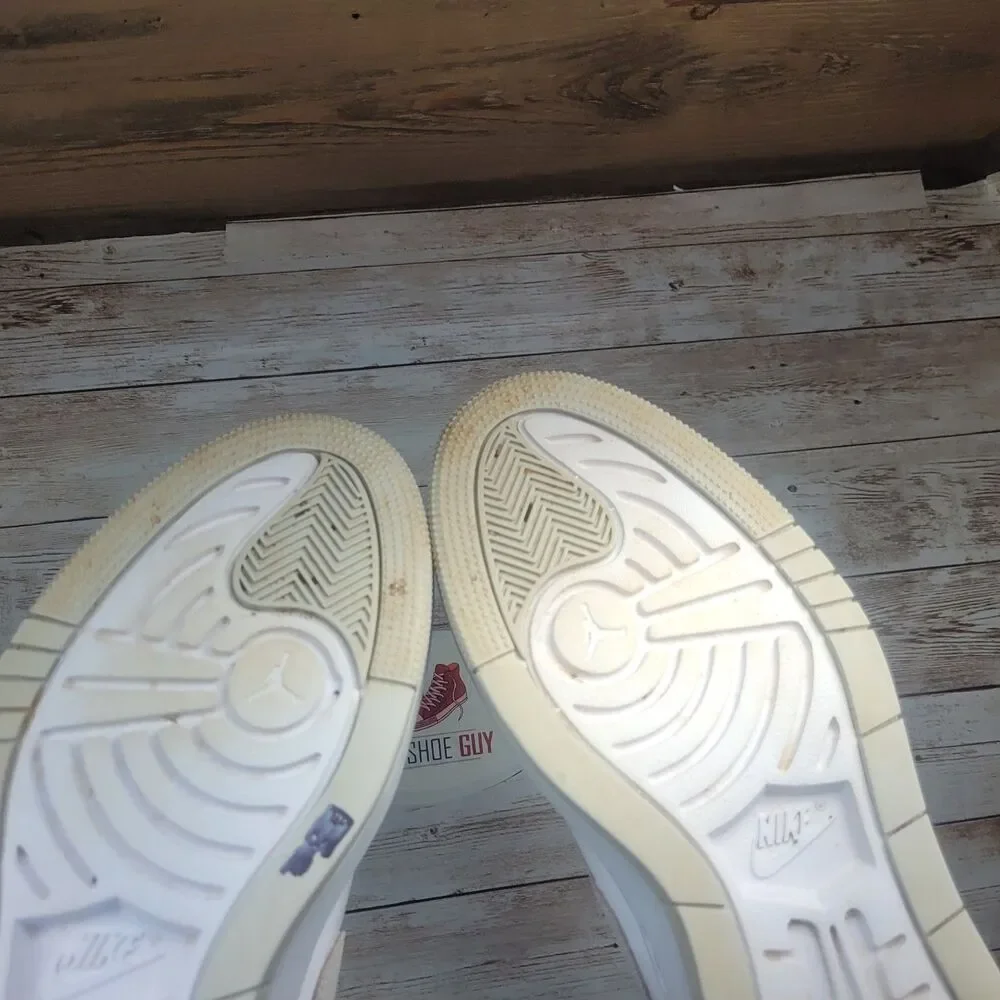 Nike Air Jordan 1 Elevate Low Sneakers Women's Size 8.5 White Lace Up Running